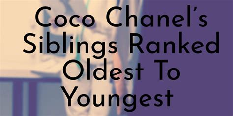 coco chanel perfume age group|did Coco Chanel have children.